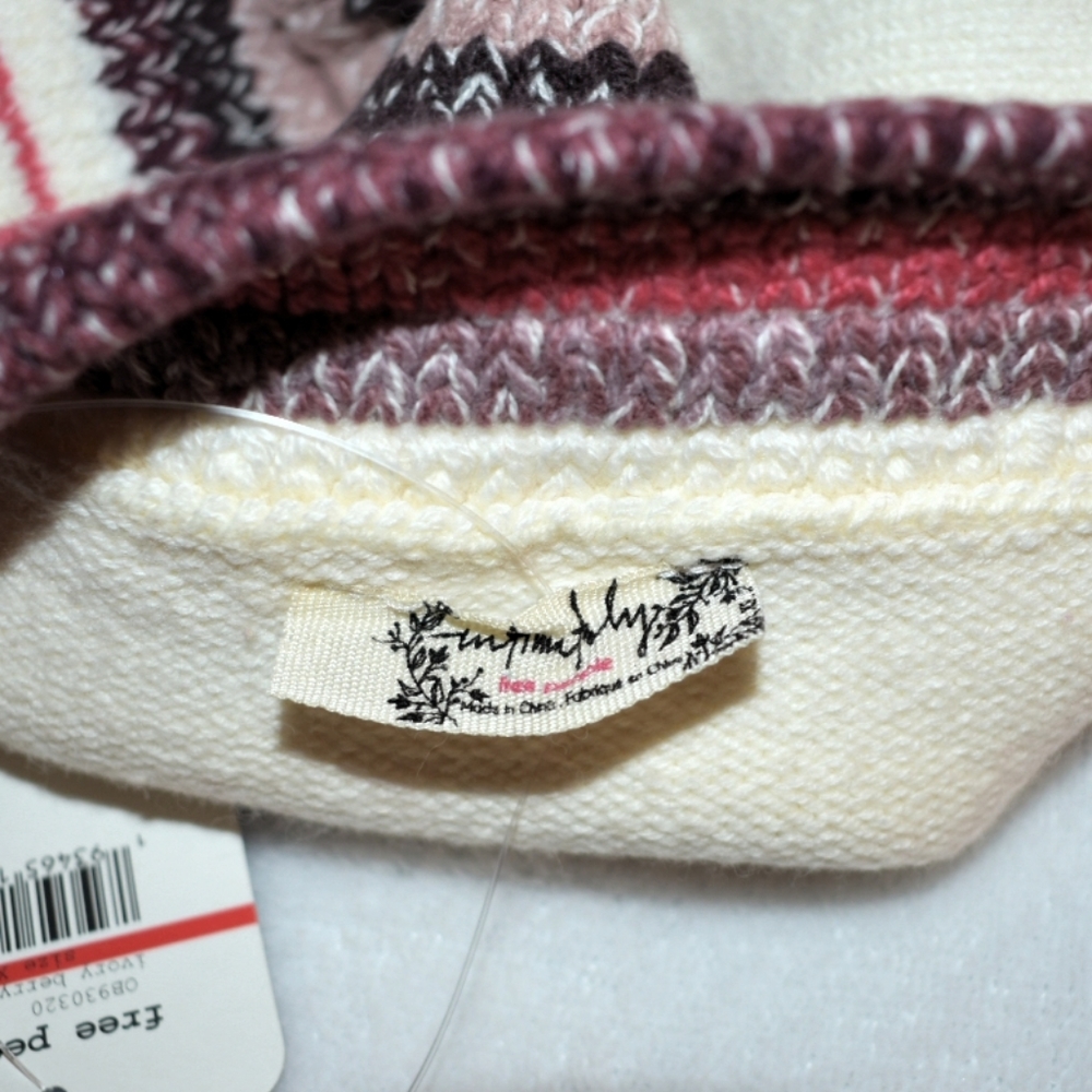 Last 1! FP In The Sun Sweater Knit Bralette Ivory - Picture 7 of 12